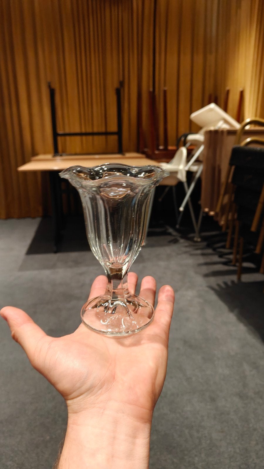 32 Glazen ijscoupes, Ophalen, Overige typen, Vintage, Glas