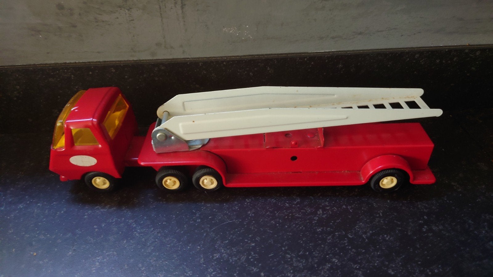 Tonka Vintage Brandweerwagen met Ladder, Ophalen of Verzenden