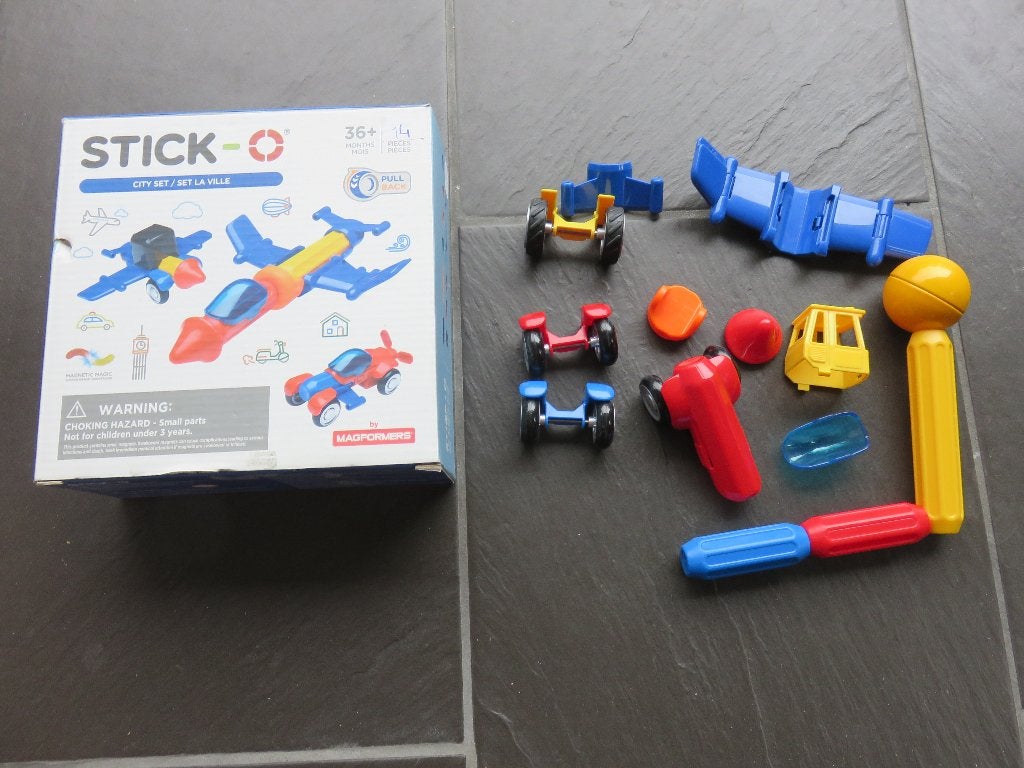 Stick-O city 14st magneet set vanaf 3 jr lijkt op Smartmax, Kinderen en Baby's, Speelgoed | Educatief en Creatief, Ophalen of Verzenden