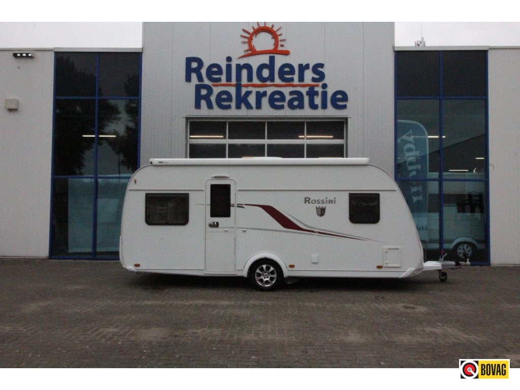 Tabbert Rossini 490 TD Airco, Thule 6300, Mover, Caravans en Kamperen, Rondzit, Tabbert, Bedrijf, Schokbreker