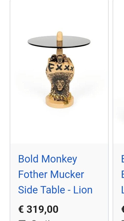 Bold monkey bijzet tafel., Ophalen, Nieuw