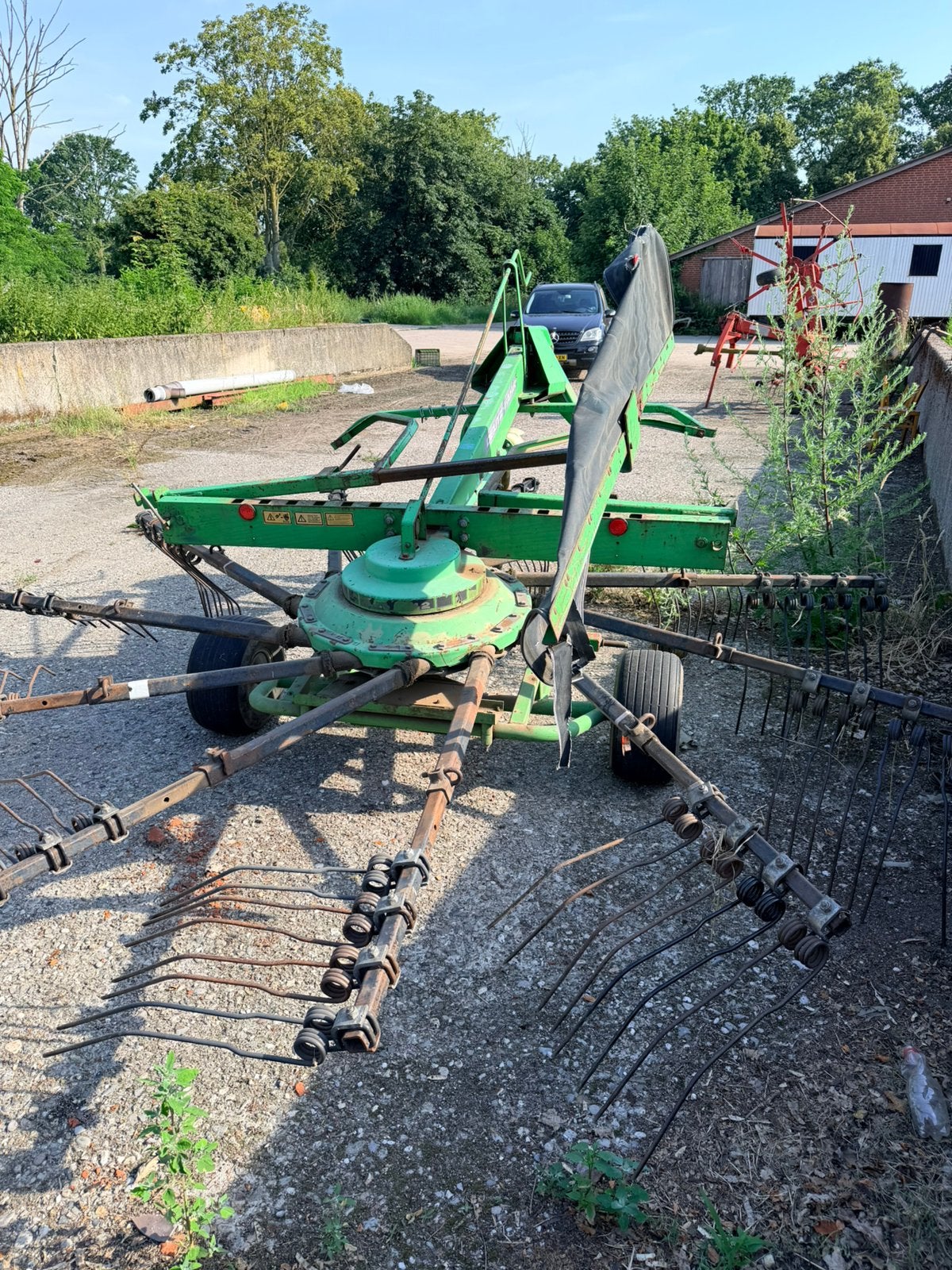 Hark schudder en triltand  cultivator, Ophalen, Weidebouw