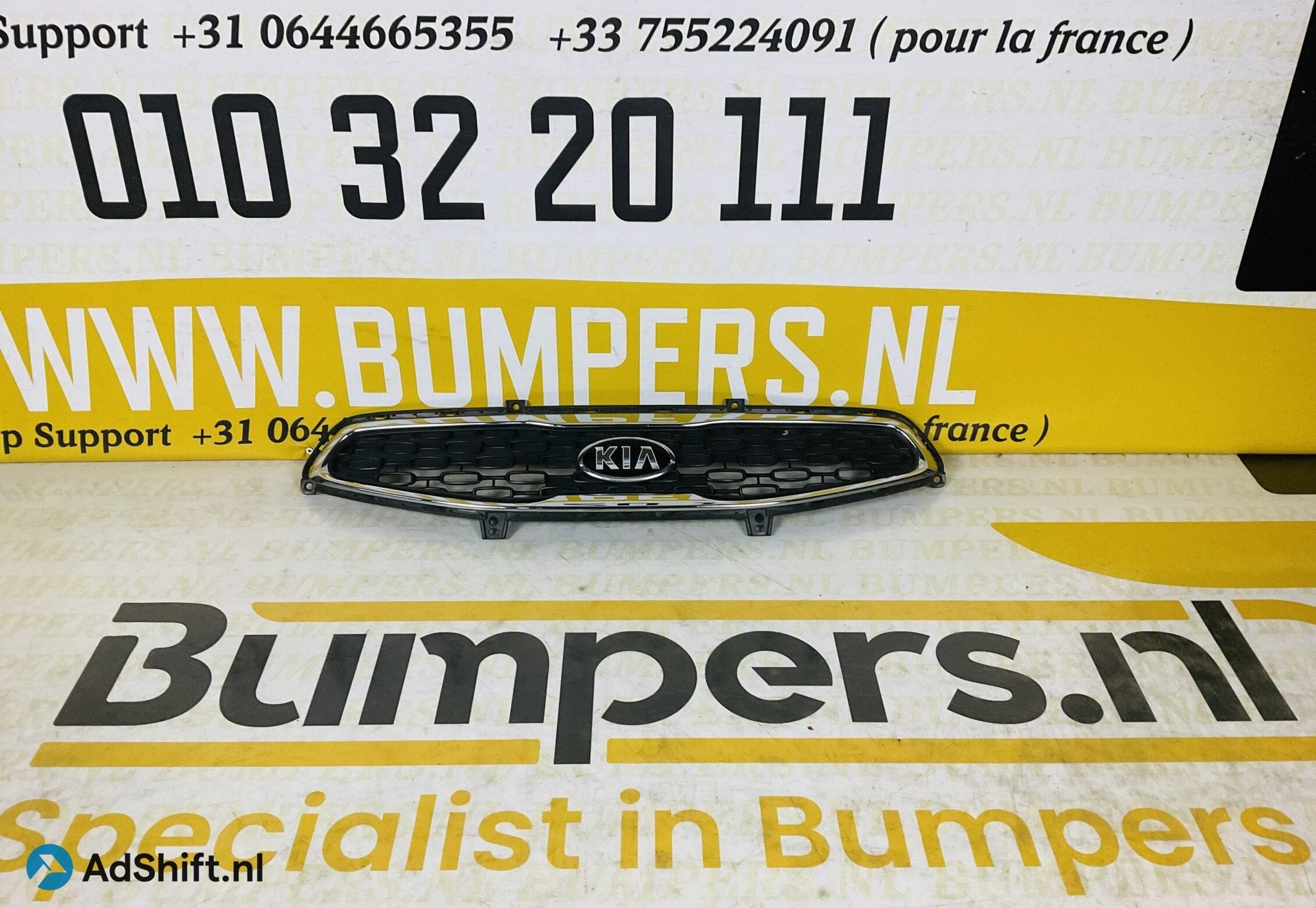 Bumper Grill Kia Picanto 2015-2018 Origineel Gril Chrome 2-P, Auto-onderdelen
