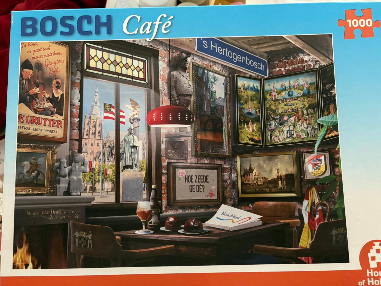 Puzzel Bosch cafe, Ophalen of Verzenden, 500 t/m 1500 stukjes, Zo goed als nieuw