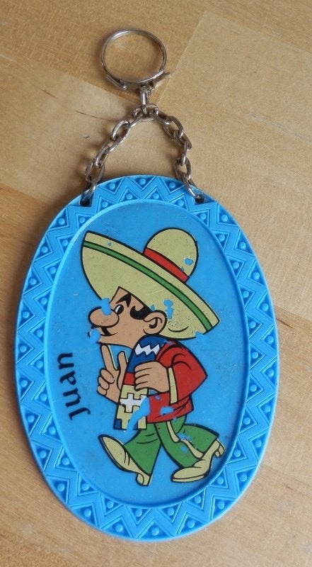 C214 sleutelhanger mexicaantje juan, Ophalen of Verzenden, Zo goed als nieuw