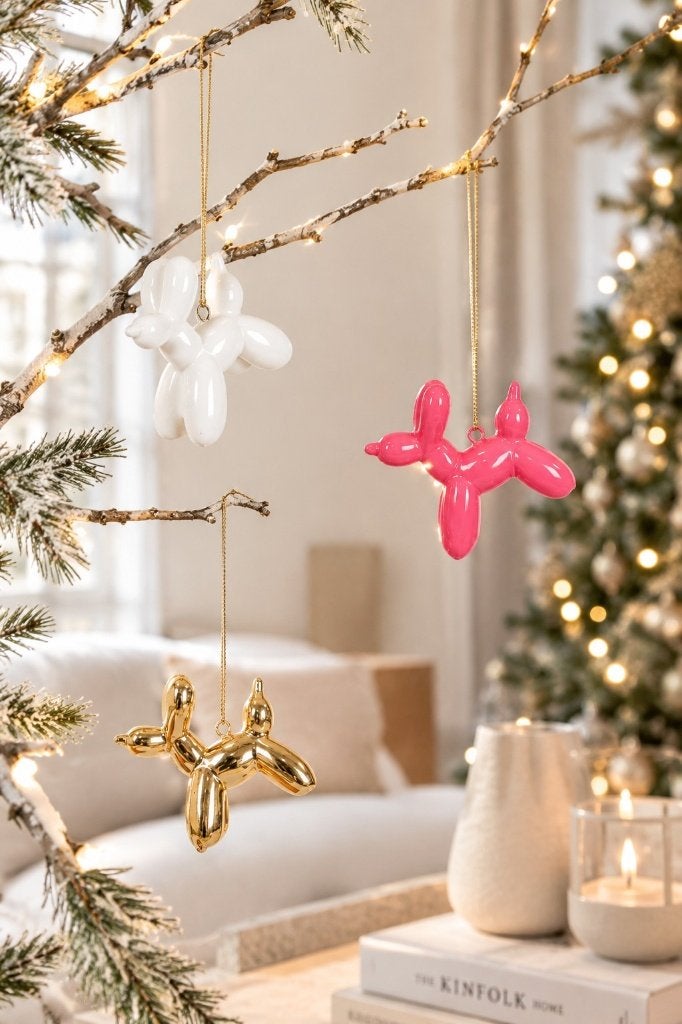 HV Balloon Dog kersthanger pink, goud of wit Nieuw!, Ophalen of Verzenden, Nieuw