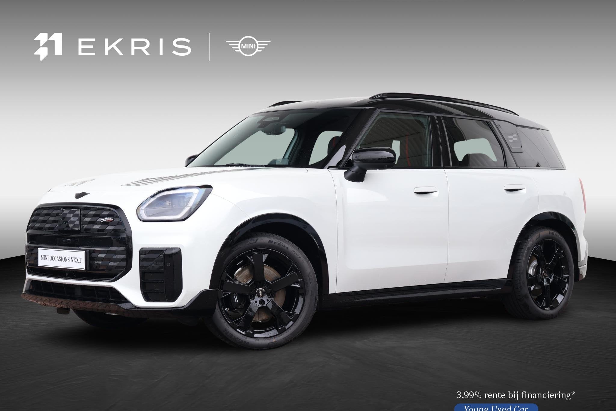 MINI Countryman E John Cooper Works XL 66.5 kWh | SoH 100% |, 34 min, Countryman, Met garantie (alle), Leder en Stof