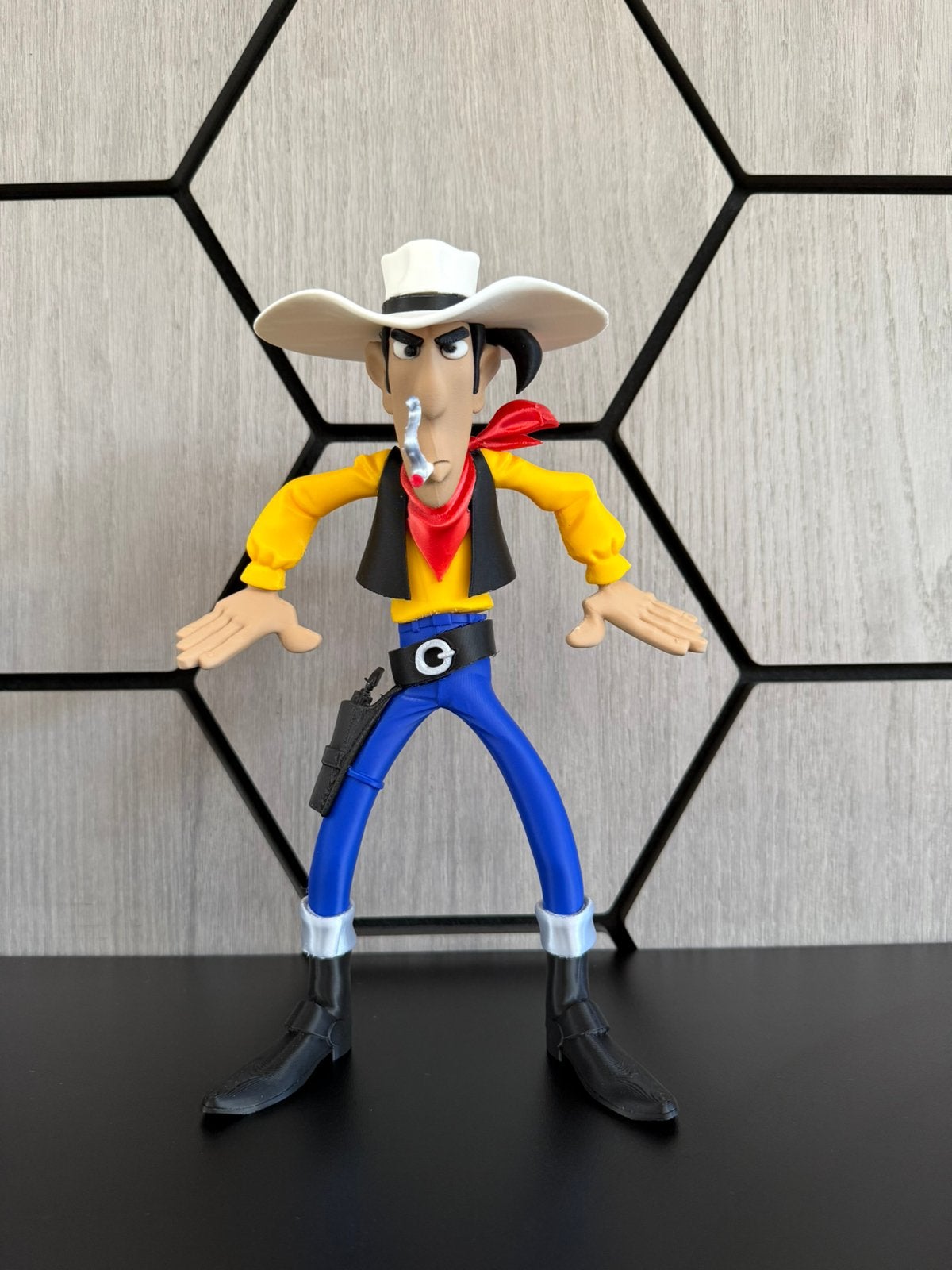 Lucky Luke 3D-geprint beeldje – 29 cm, Ophalen of Verzenden, Nieuw