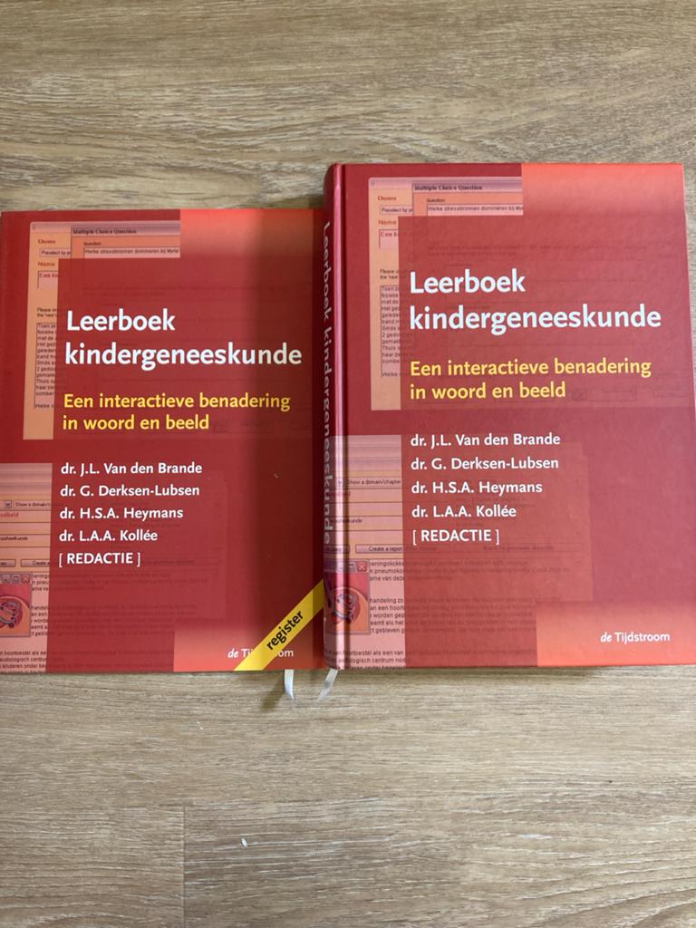 Leerboek kindergeneeskunde - Interactieve benadering, Boeken, Studieboeken en Cursussen, Ophalen of Verzenden, Beta, Zo goed als nieuw