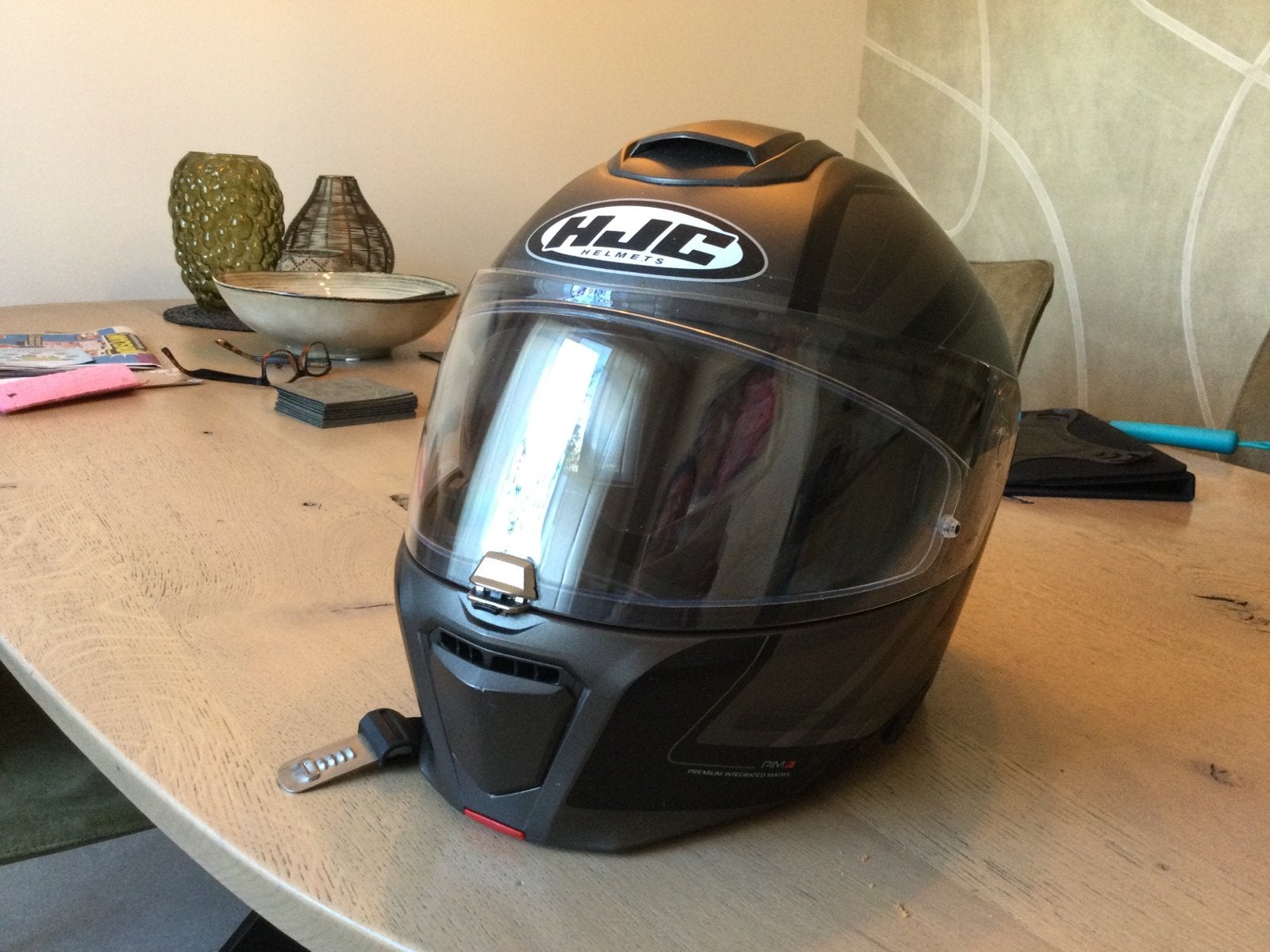 Mooie systeem helm: HJC RPHA 90, Motoren, Ophalen, Systeemhelm, HJC, S