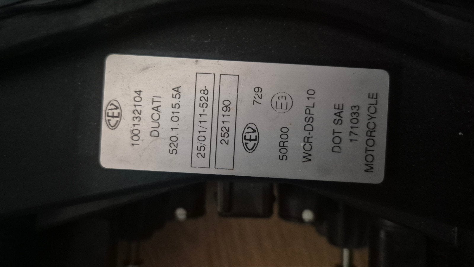 Koplamp Ducati 848 Evo 2011 - Onbeschadigd, Ophalen, Gebruikt