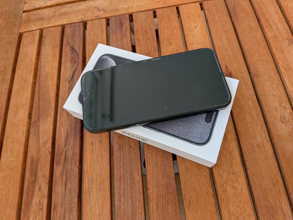 iPhone 15 pro, Ophalen, 128 GB, Zwart, 88 %