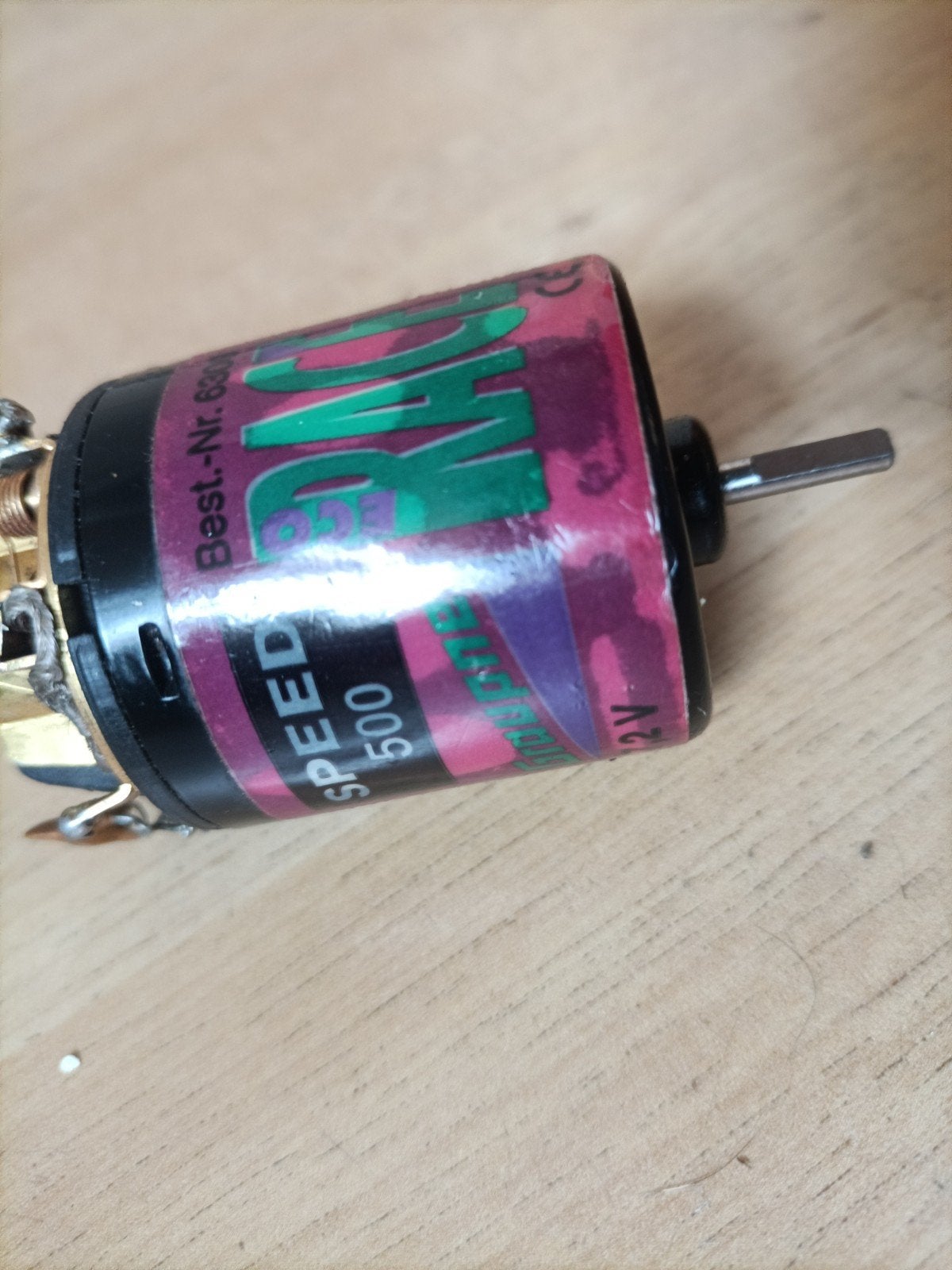 Graupner speed 500 race motor nr:6300, Elektro, Ophalen of Verzenden, Zo goed als nieuw, Onderdeel