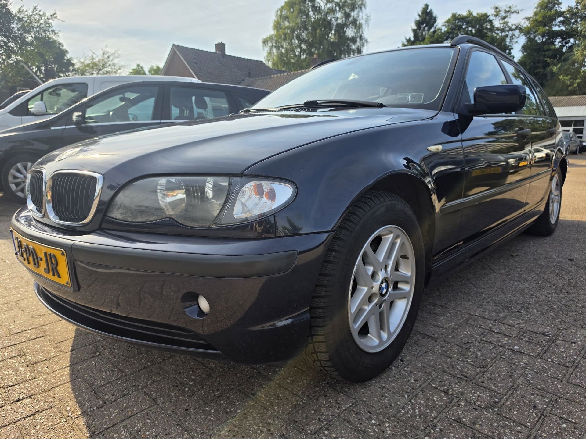 BMW 3-serie Touring 316i Black&Silver II, Auto's, BMW, 4 cilinders, Blauw, Handgeschakeld, Achterwielaandrijving