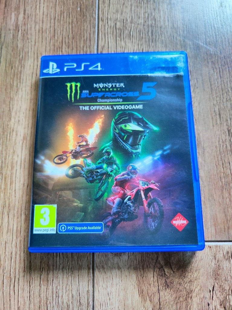 PS4 Spel - Monster Energy Supercross Mania 5, 1 speler, Racen en Vliegen, Ophalen of Verzenden, Zo goed als nieuw