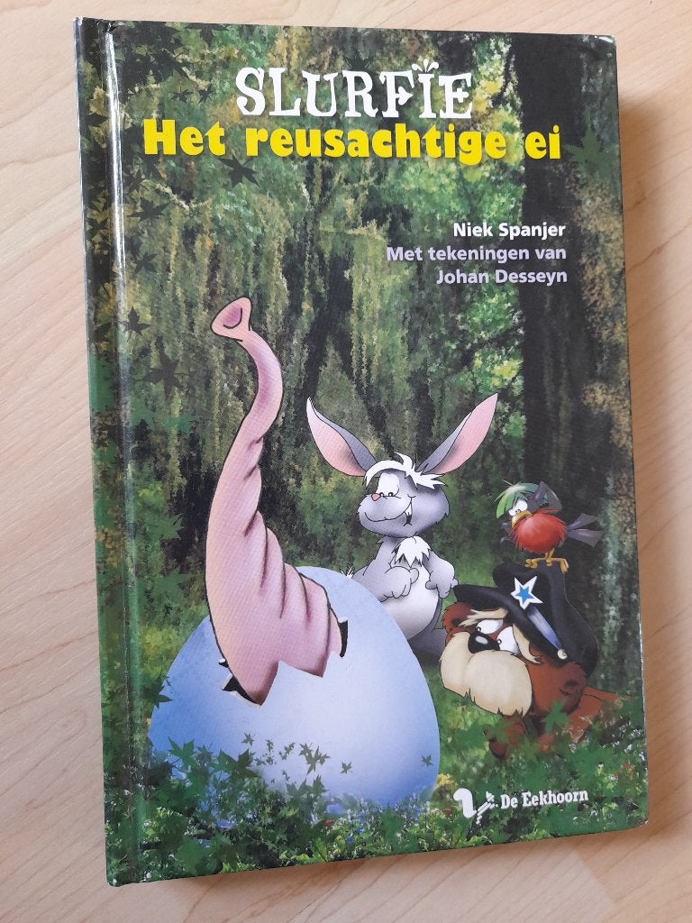SLURFIE HET REUSACHTIGE EI Niek Spanjer, Ophalen of Verzenden, Zo goed als nieuw, Fictie algemeen