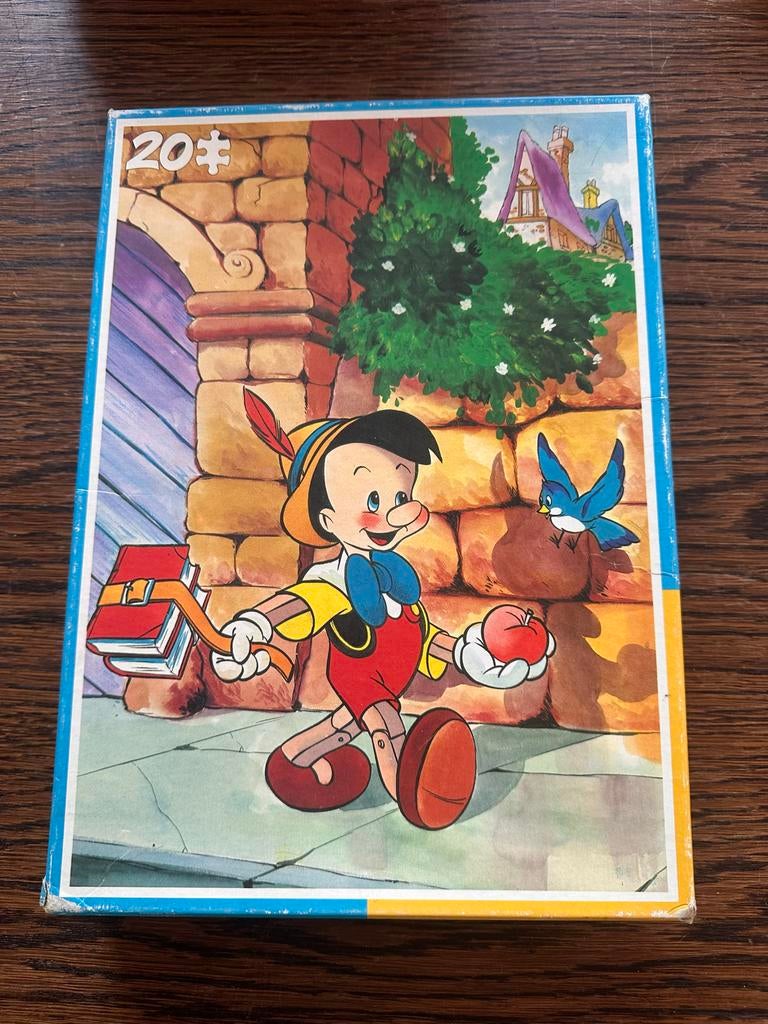 Pinokkio en David de Kabouter puzzels, Hobby en Vrije tijd, Ophalen, Minder dan 500 stukjes, Gebruikt, Legpuzzel