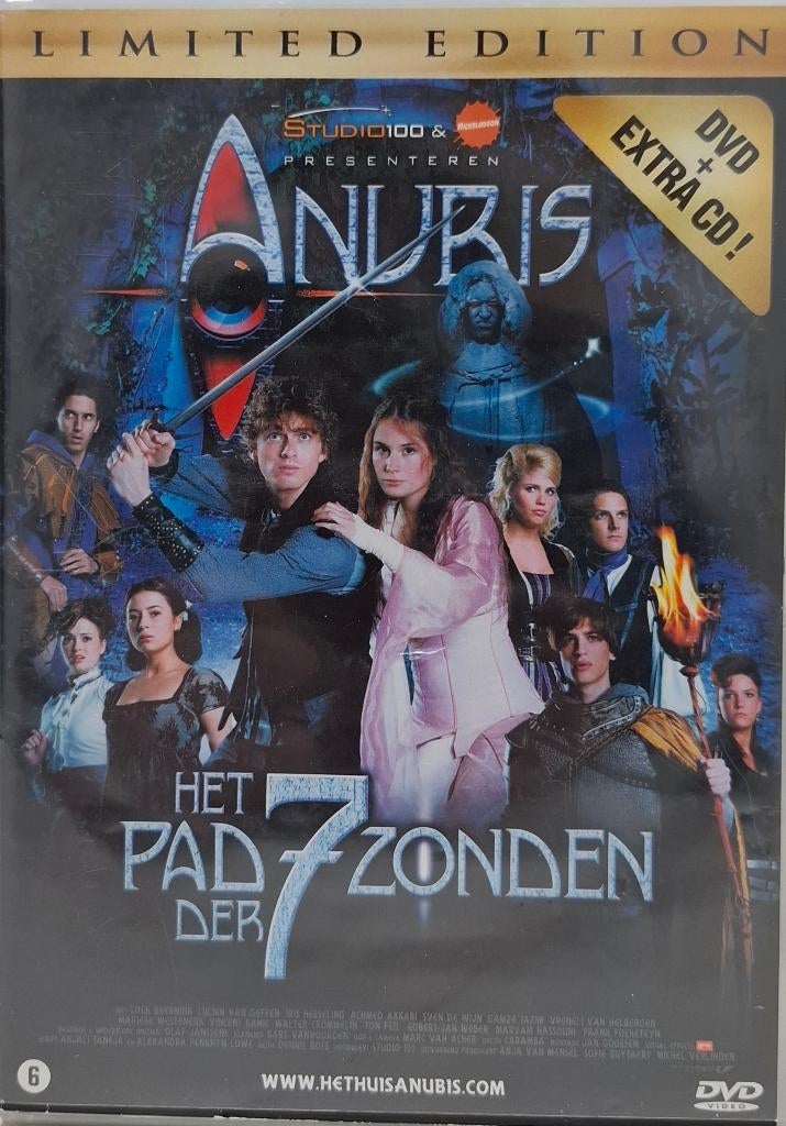 Anubis dvd HET PAD DER 7 ZONDEN  + cd KRASVRIJ, Alle leeftijden, Ophalen of Verzenden, Zo goed als nieuw