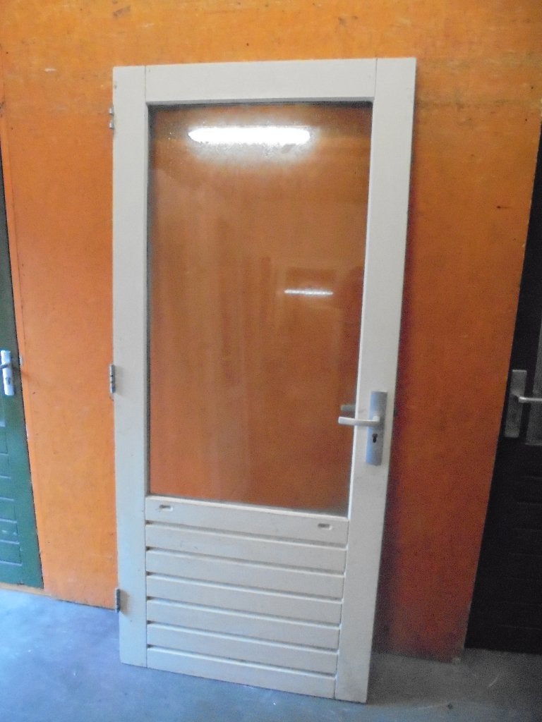 Diverse buitendeuren / schuurdeuren, ca. 93 x 211,5, Ophalen, 80 tot 100 cm, 200 tot 215 cm, Glas