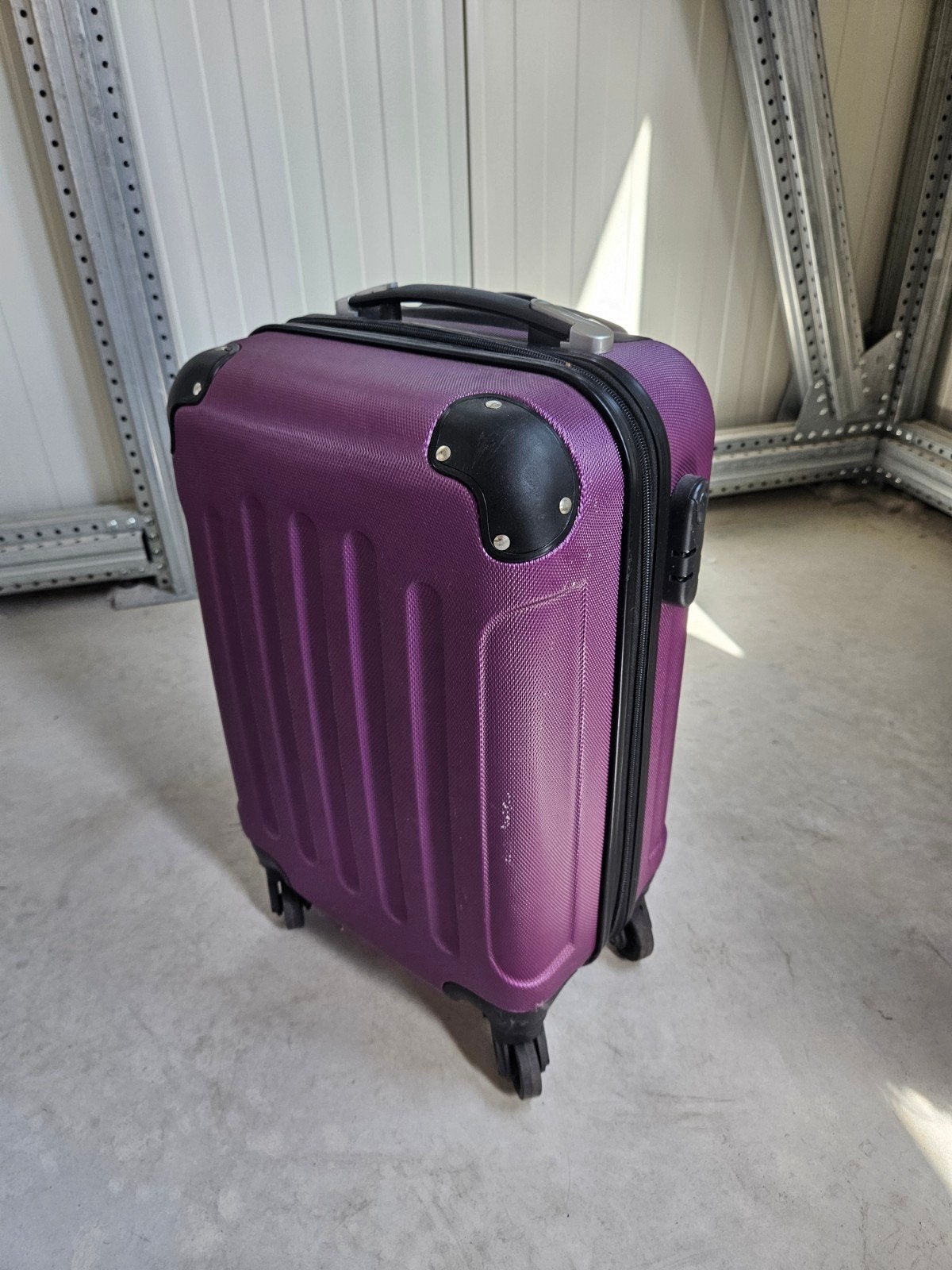 Travelz handbagage koffer Paars, Ophalen of Verzenden, Gebruikt, Wieltjes