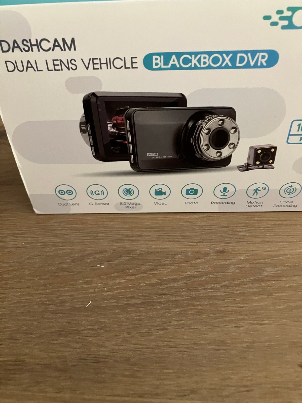 Dashcam Dual Lens Voertuig Blackbox DVR, Ophalen of Verzenden, Nieuw