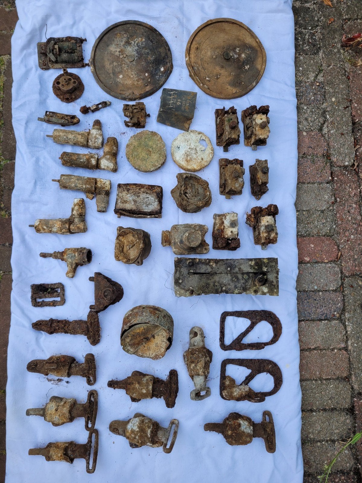 Lot luftwaffe materiaal, bodemvondsten, Ophalen of Verzenden, Luchtmacht, Duitsland