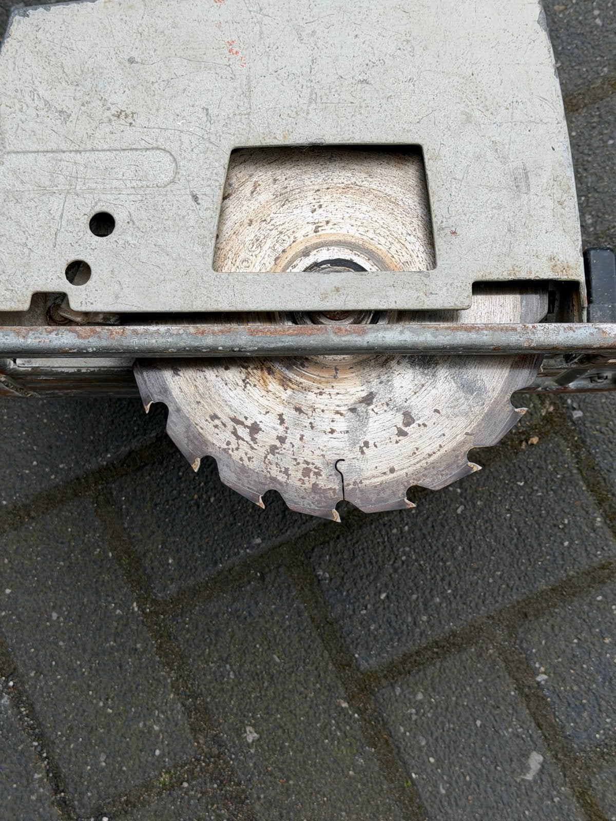 Holz-Her Cirkelzaag 2279 - 1350W - Made in Germany, Doe-het-zelf en Verbouw, Ophalen, Gebruikt, Cirkelzaag, 70 mm of meer
