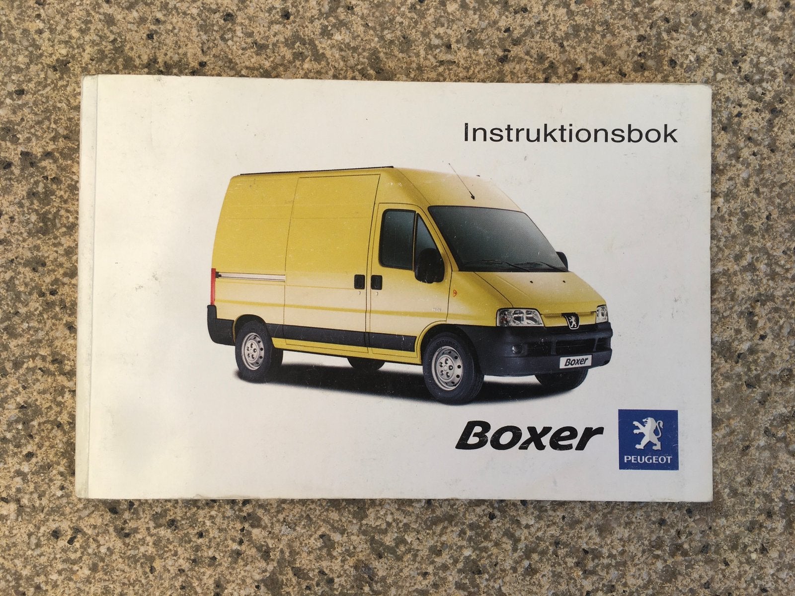 Instructieboekje Peugeot Boxer 2002 ZWEEDS, Ophalen of Verzenden
