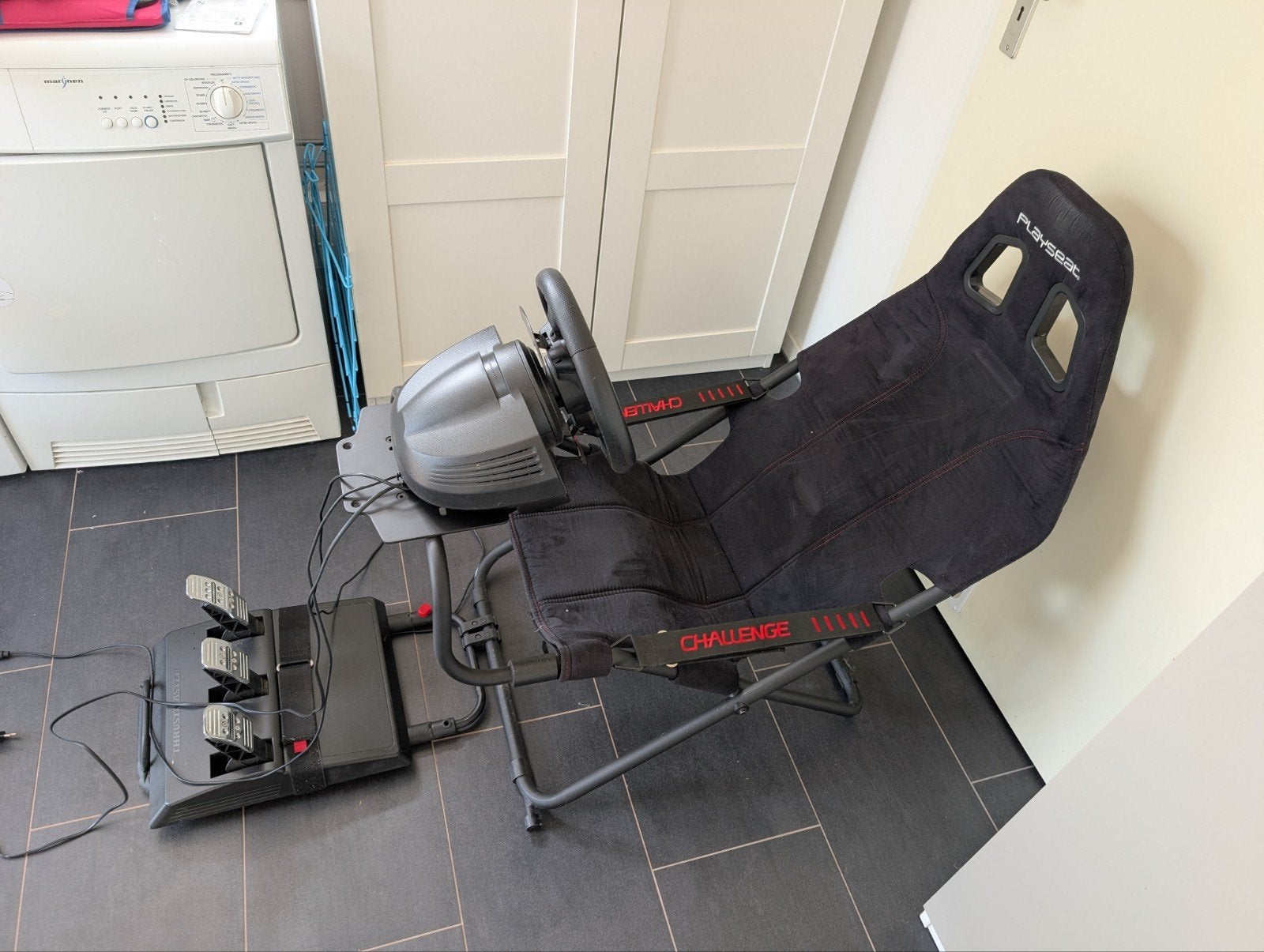Thrustmaster TMX Pro stuur met Playseat Challenge, Ophalen, Overige merken, Gebruikt