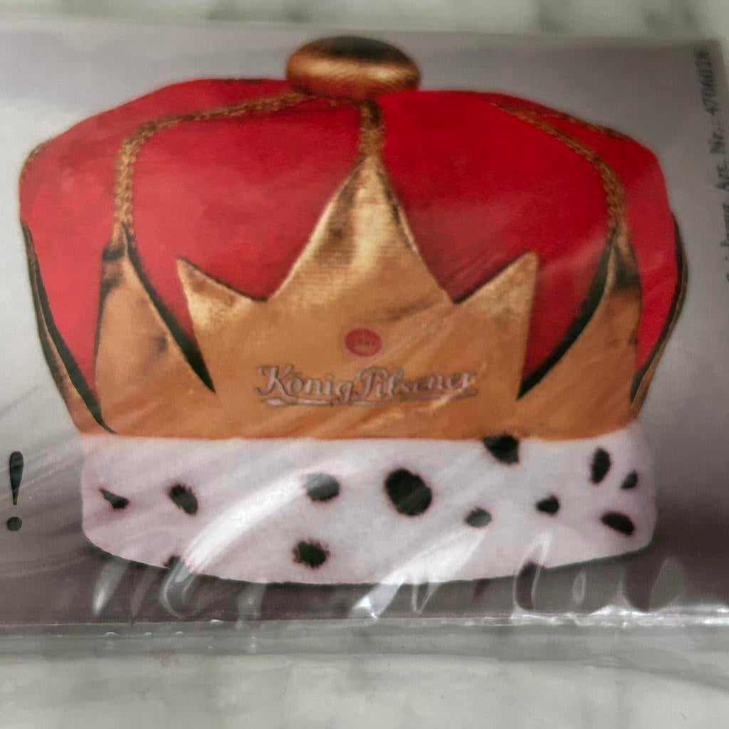 NIEUW König Pilsener Koning Kroon voor Koningsdag SPOTPRIJS!, Ophalen of Verzenden, Nieuw, Kleding, Overige merken