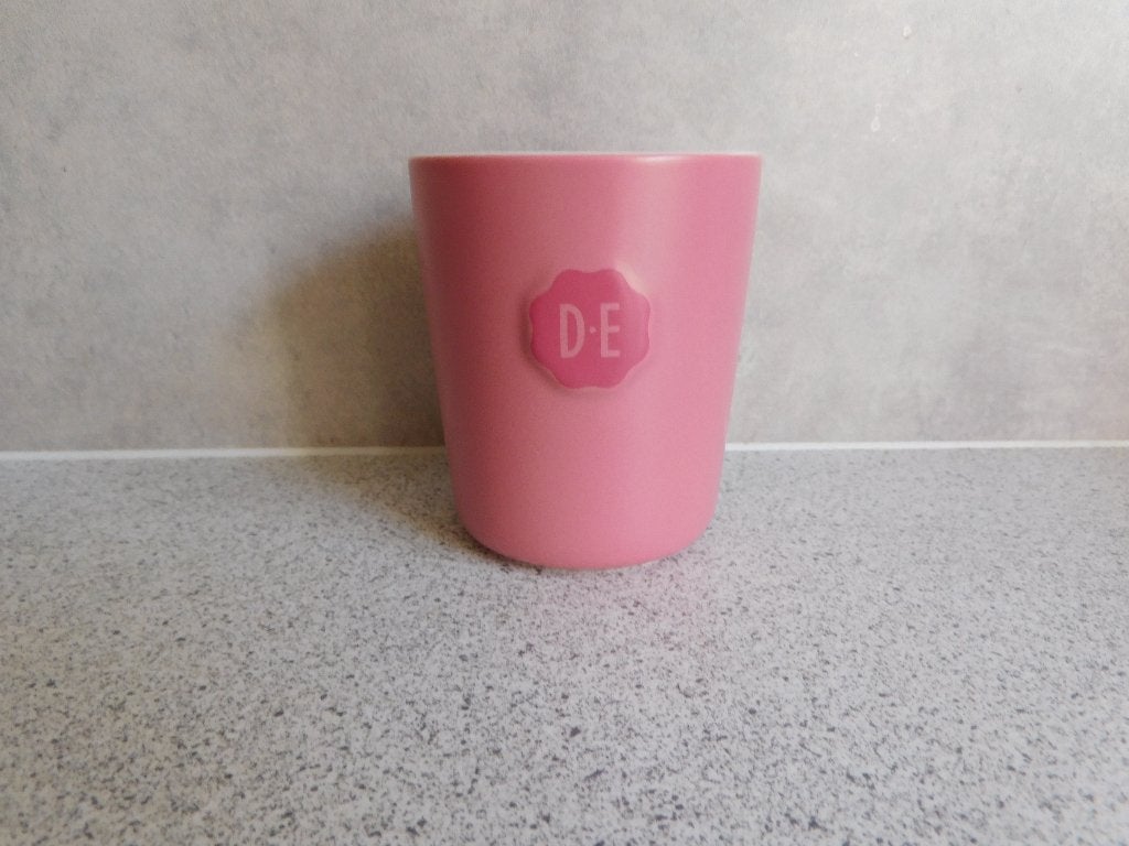 Mok 240 ml. Puur Roze Royal Raja Douwe Egberts, Ophalen of Verzenden, Zo goed als nieuw, Overige stijlen, Kop(pen) en/of Schotel(s)