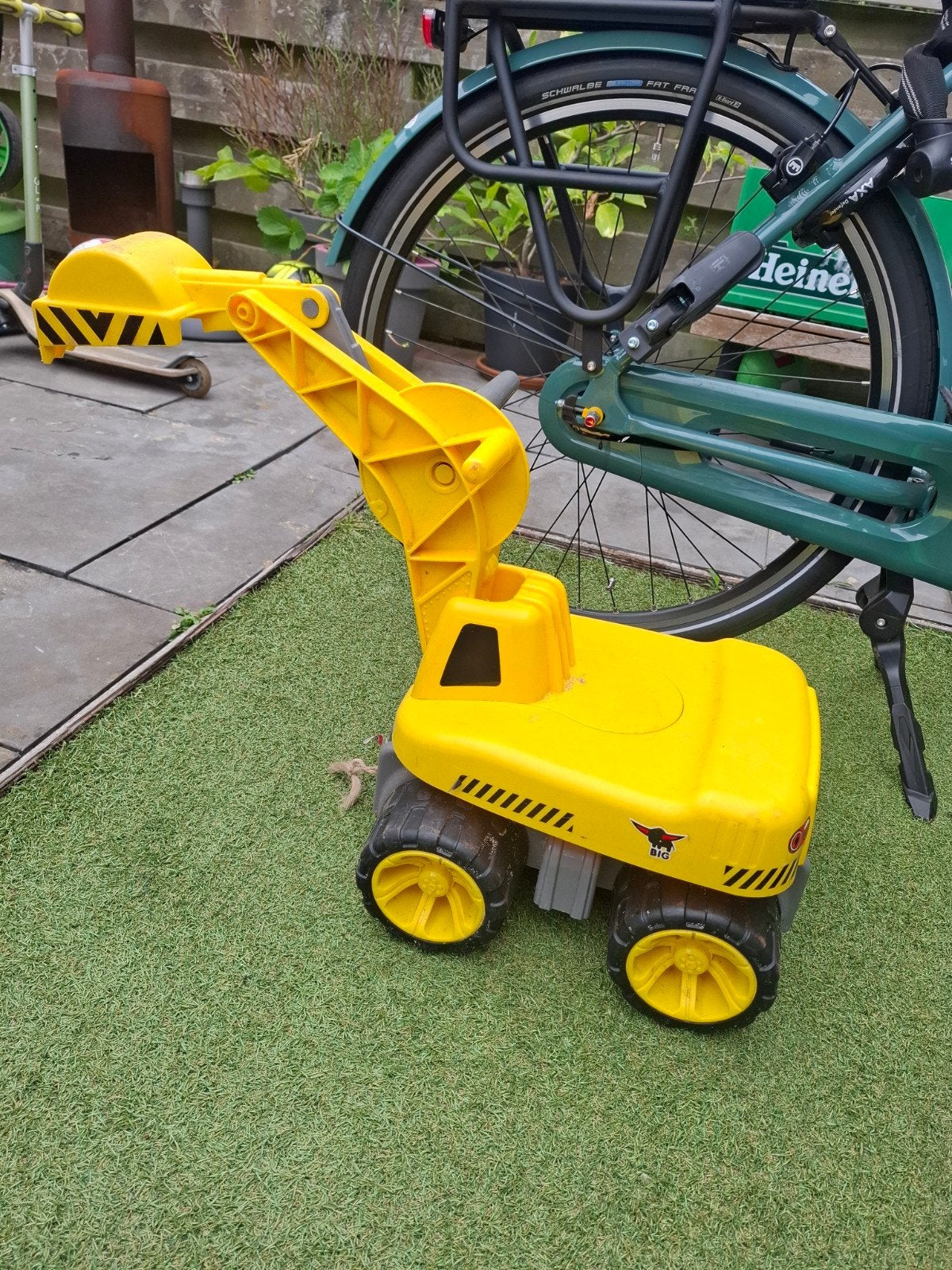 Graafmachine BIG, Ophalen