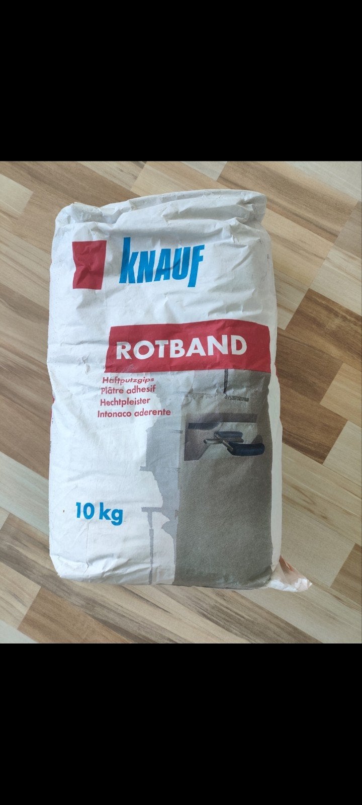 Knauf Rotband Hechtpleister 10 kg, Ophalen, Wit
