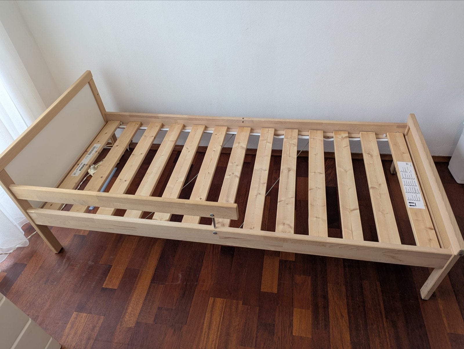 IKEA SNIGLAR Peuterbed - 70x160 cm, Ophalen, Gebruikt, 190 cm of minder, Hout