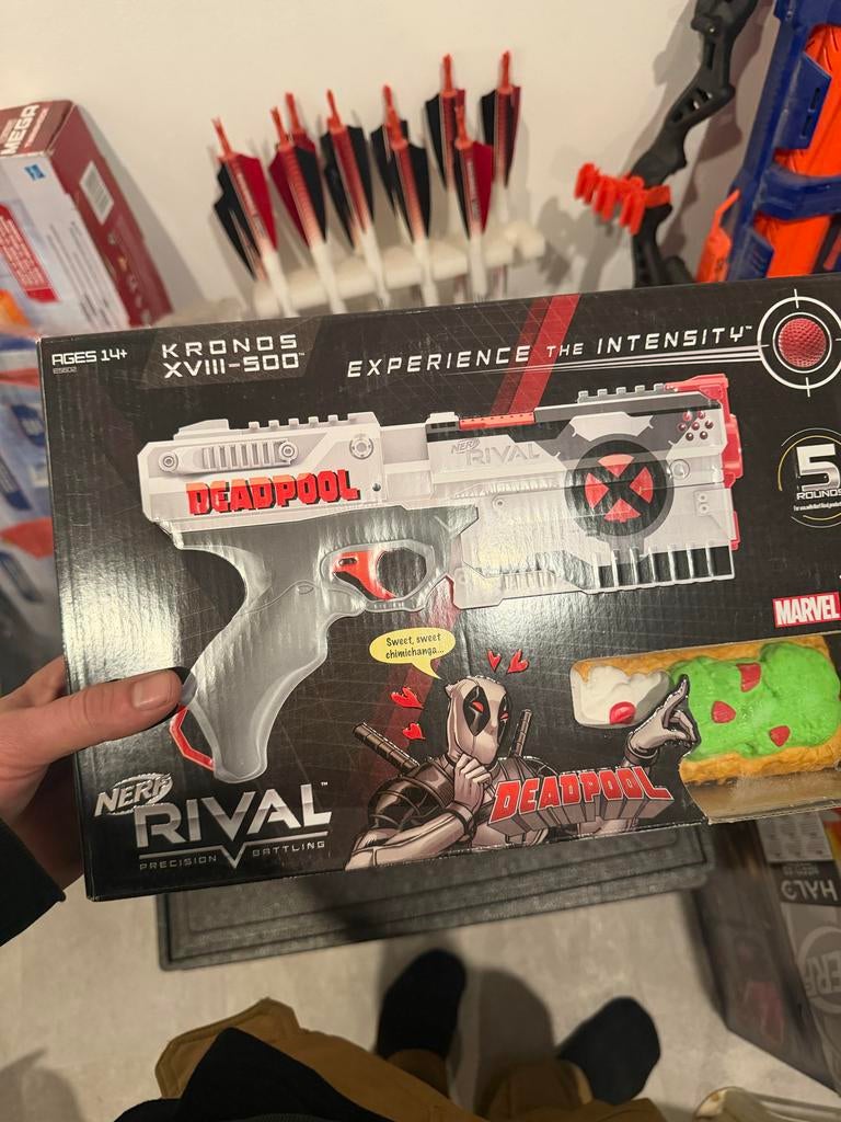 Nerf Rival Deadpool Blaster, Ophalen of Verzenden, Nieuw, Jongen of Meisje