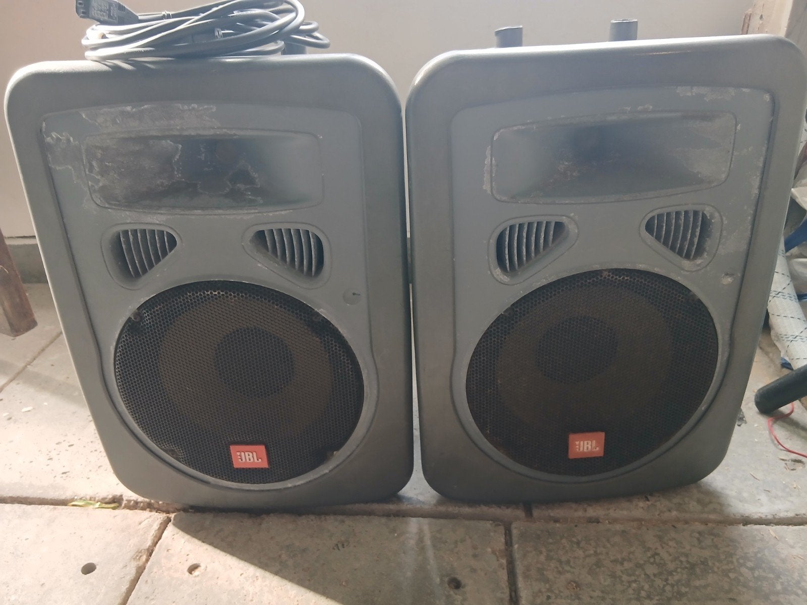 2x 800 watt jbl actieve speakers set 10 inch, Ophalen, Gebruikt, JBL