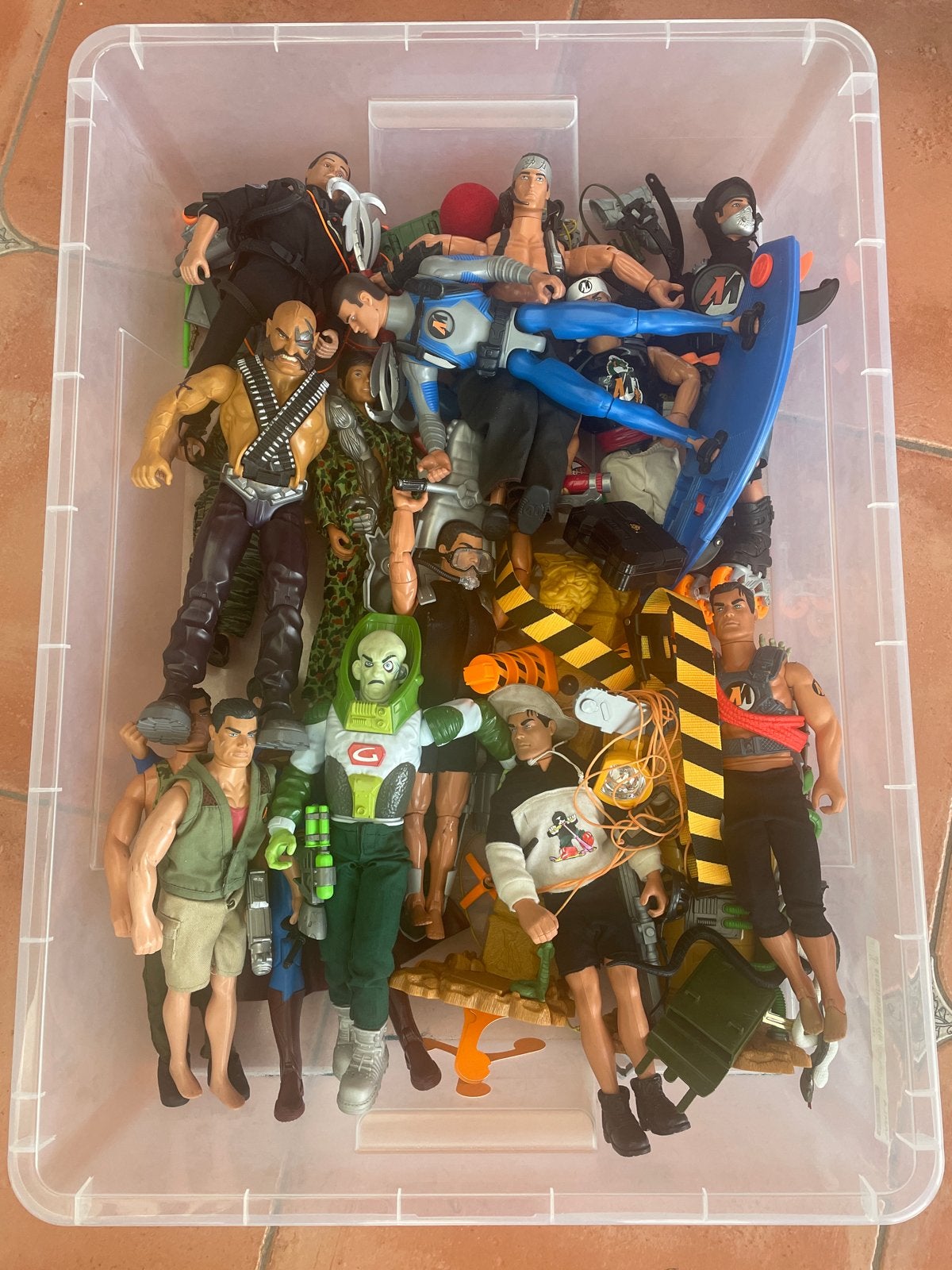 Grote verzameling actiefiguren (o.a. Action Man), Kinderen en Baby's, Ophalen, Gebruikt