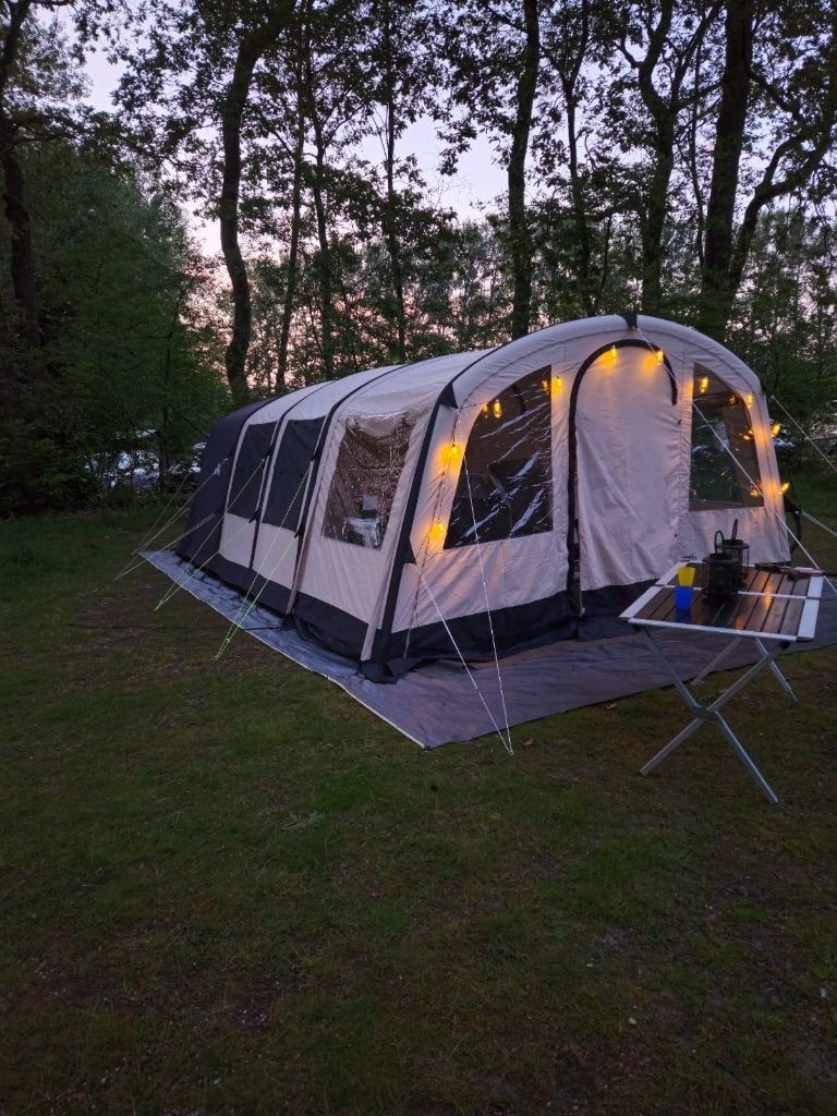 Obelink Miami easy air 5 met bagagewagen, Caravans en Kamperen, Tenten, Ophalen, Zo goed als nieuw, Tot en met 5