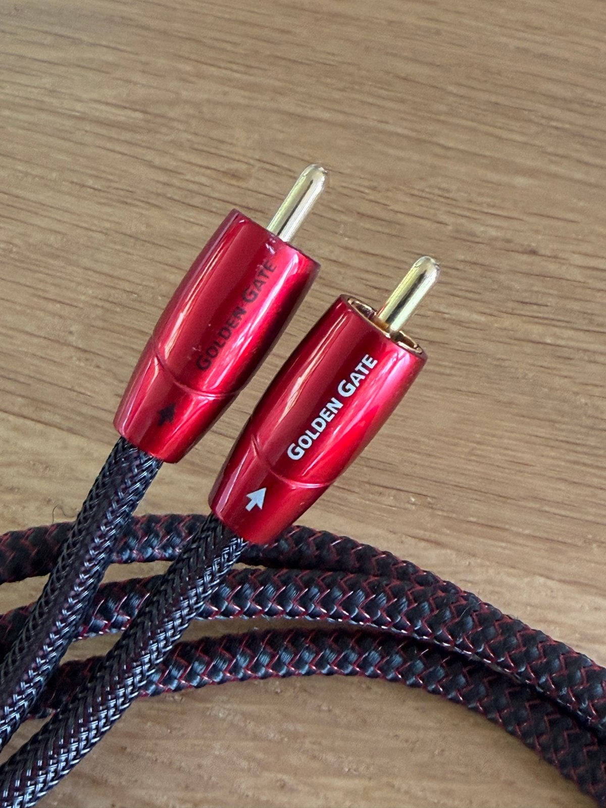 Audioquest Golden Gate RCA - interlinks, Ophalen of Verzenden, Zo goed als nieuw, Minder dan 2 meter, Interlink-kabel