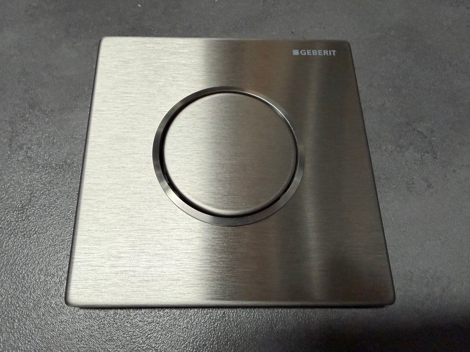 Geberit Type 10 Urinoir Bedieningsplaat - RVS Geborsteld, Ophalen of Verzenden, Nieuw, Rvs, Toilet