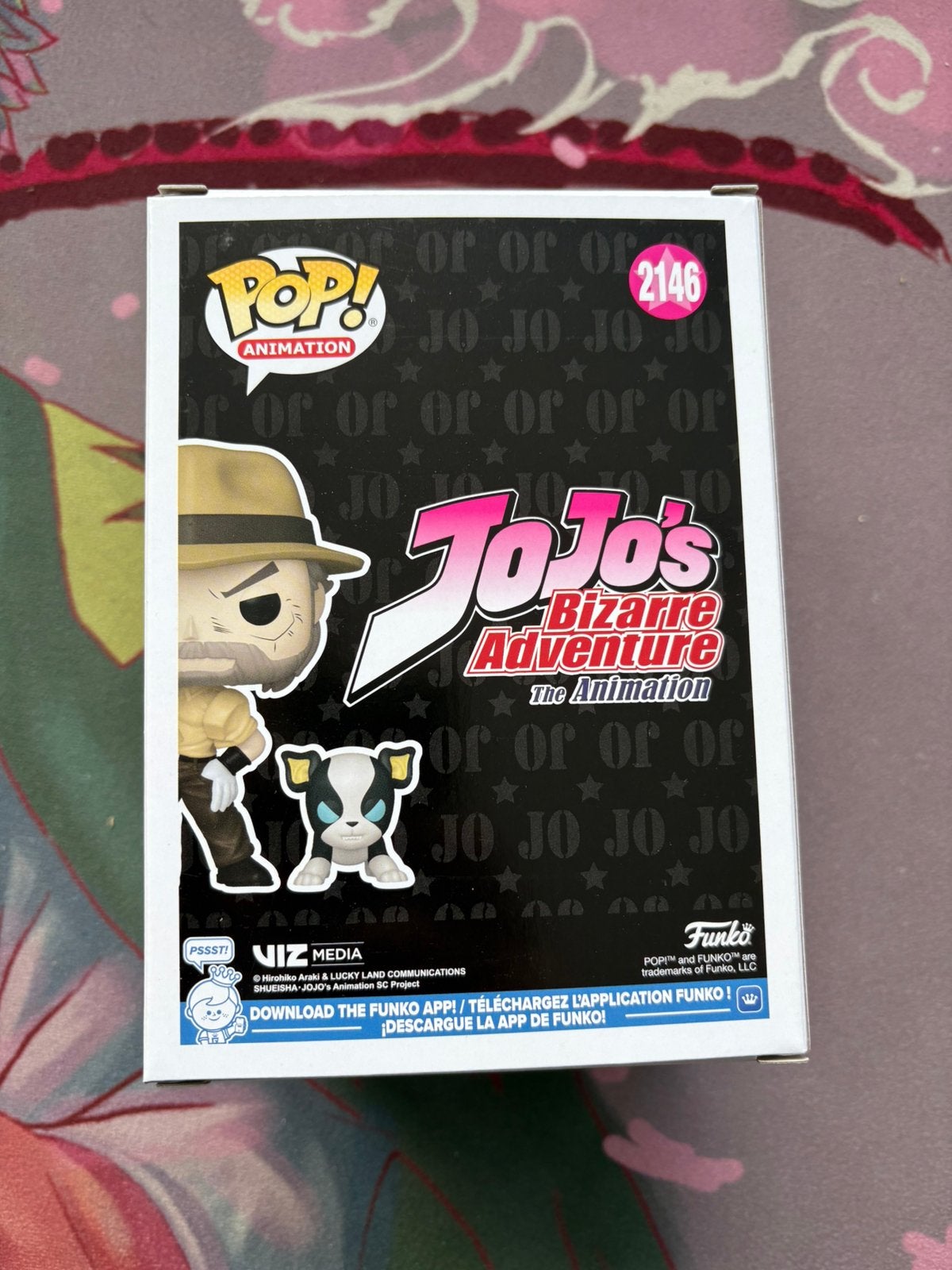 Joseph Joestar with Iggy Funko Pop! #2146, Funko Europe, Supportmea@funko.com, Nieuw, Ophalen of Verzenden