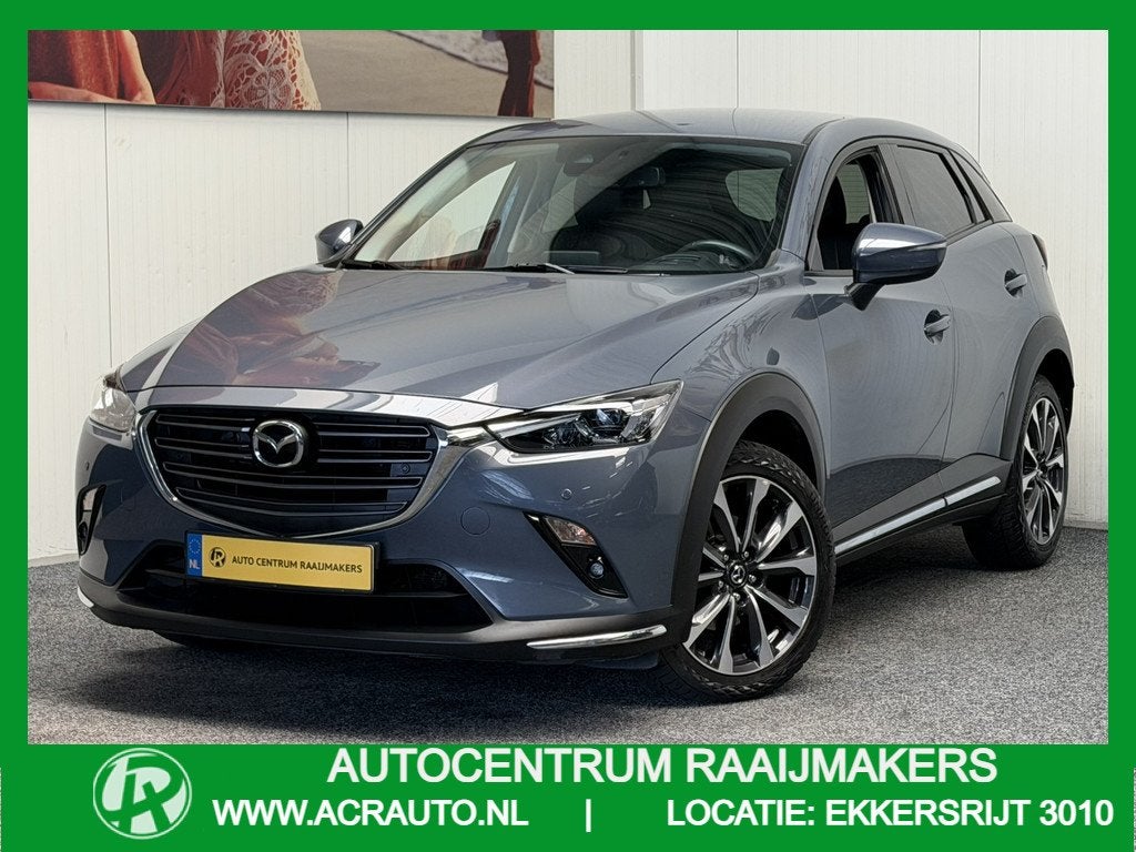 Mazda CX-3 2.0 SKYACTIV-G 121 LUXURY NAVIGATIE CRUISE CONTRO, Auto's, Mazda, Zwart, 4 cilinders, 122 pk, 630 kg