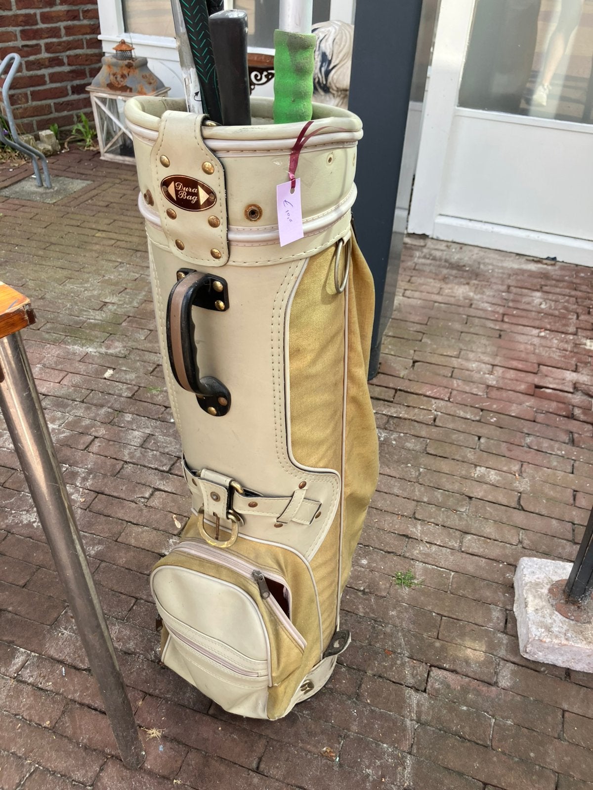 Retro golftas, Sport en Fitness, Golf, Ophalen of Verzenden, Gebruikt, Tas