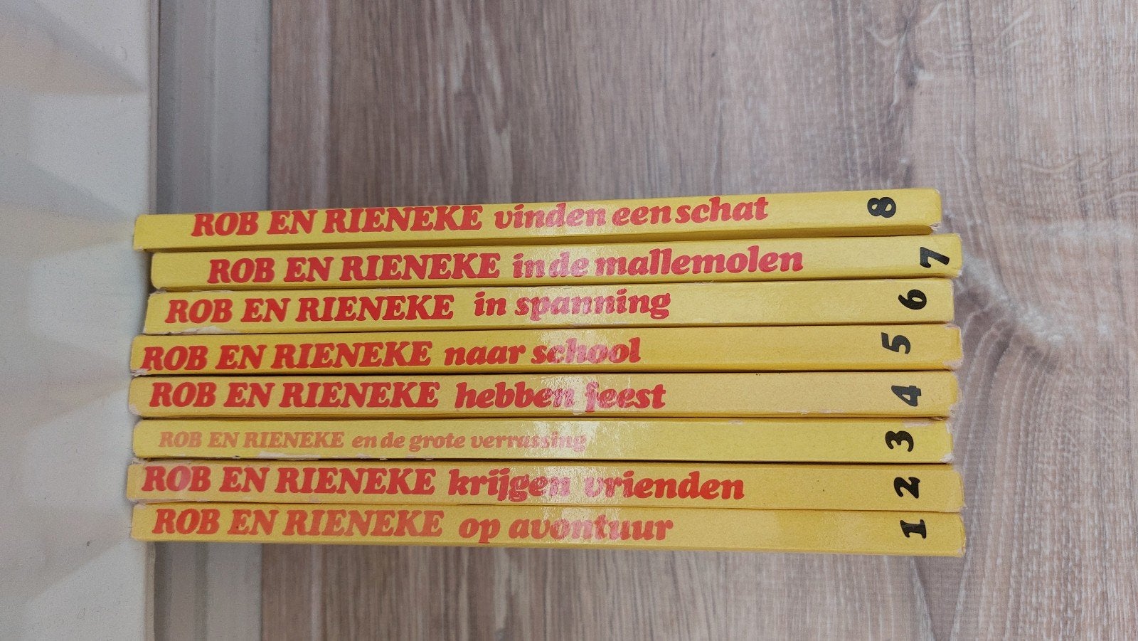 deel 1 tm 8  van Rob en Rieneke, Ophalen, Gelezen, Yvonne Brill, Fictie algemeen