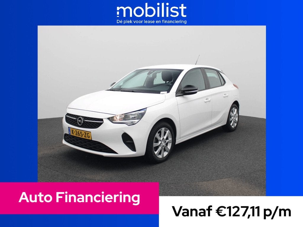 Opel Corsa 1.2 Edition (bj 2021), 1199 cc, Wit, Bedrijf, Handgeschakeld