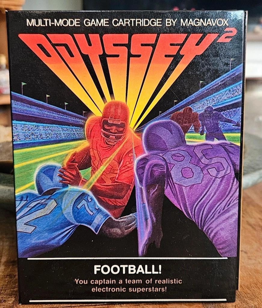 Odyssey 2 Football! - Retro Voetbal Game voor Magnavox, Spelcomputers en Games, Gebruikt, 2 spelers, Ophalen of Verzenden, Vanaf 3 jaar