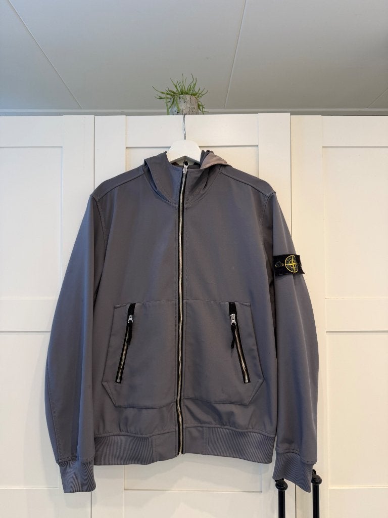 Stone Island Softshell Jas Grijs – Lente/Zomer, Maat 48/50 (M), Ophalen of Verzenden, Grijs, Stone Island