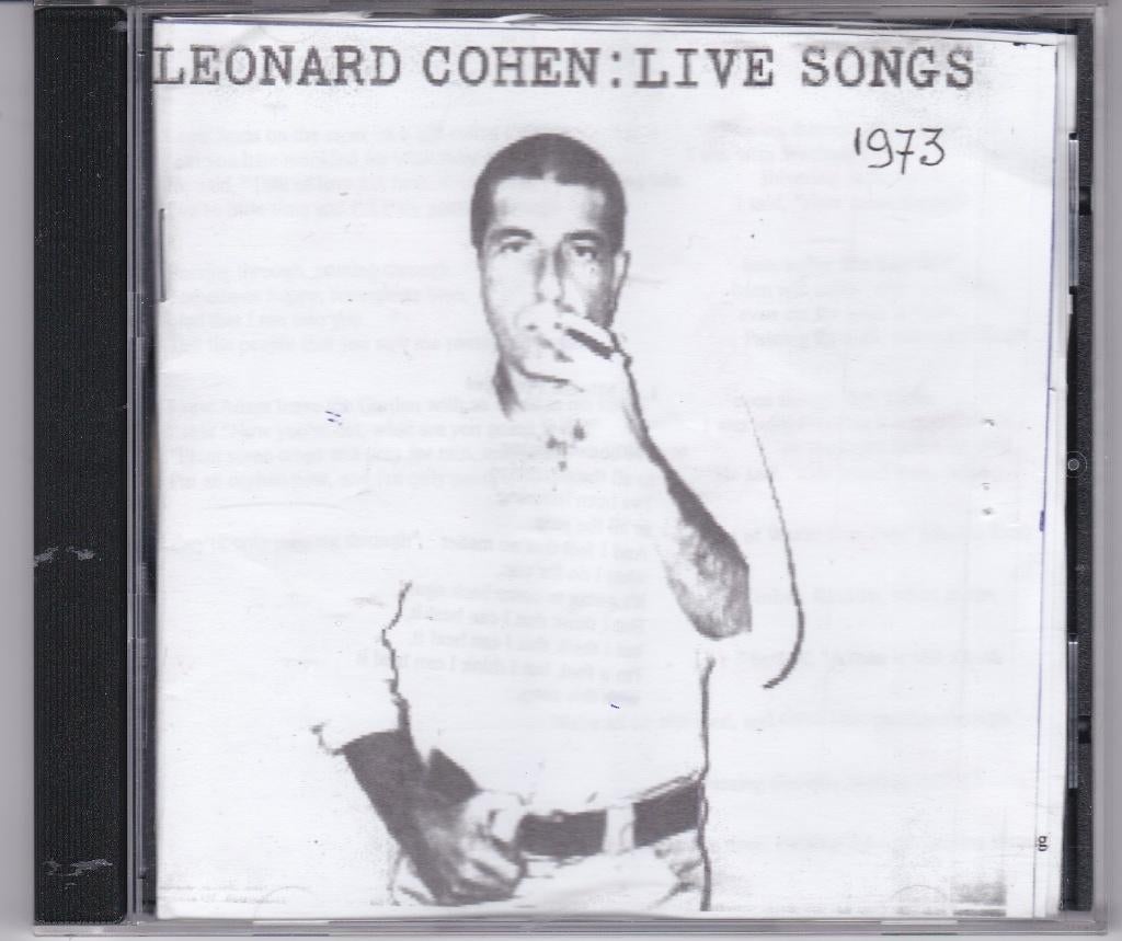 CD LEONARD COHEN LIVE SONGS, Ophalen of Verzenden, Gebruikt