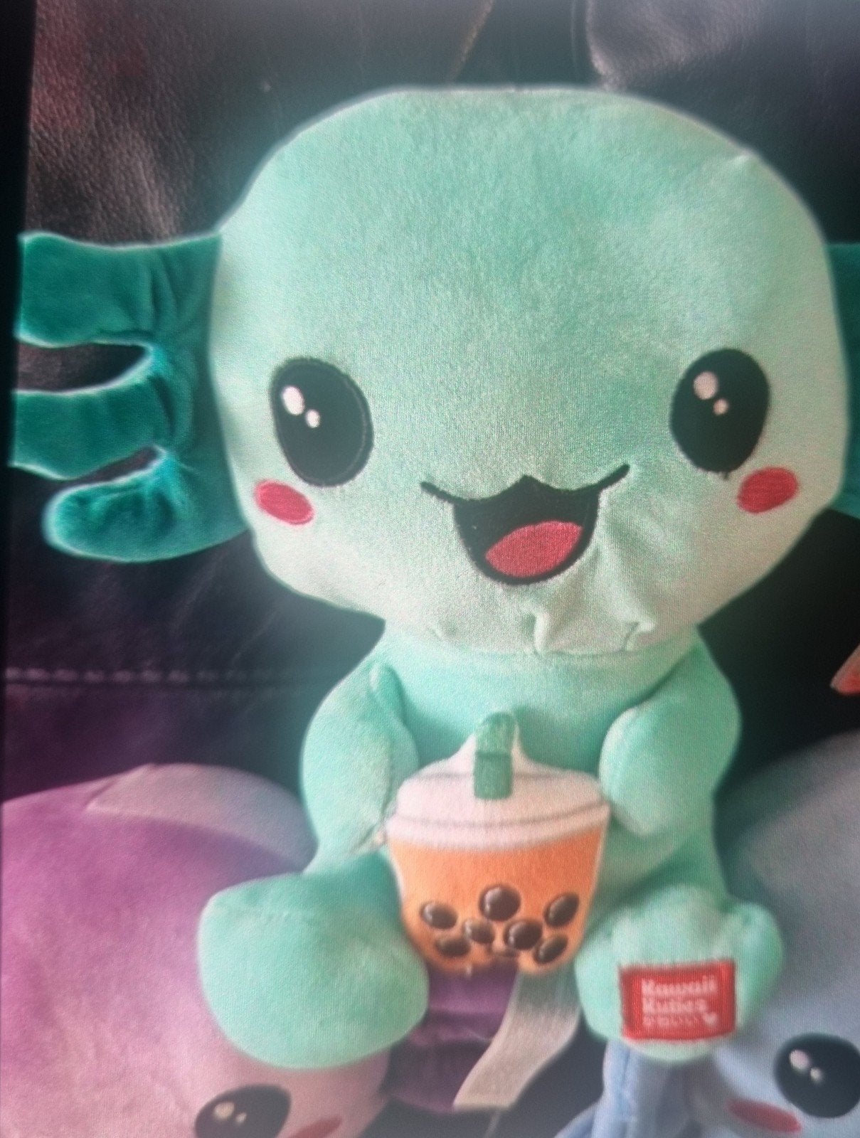 Kawaii Axolotl Knuffel - Super Zacht en Nieuw, Groen, Overige karakters, Overige typen, Nieuw