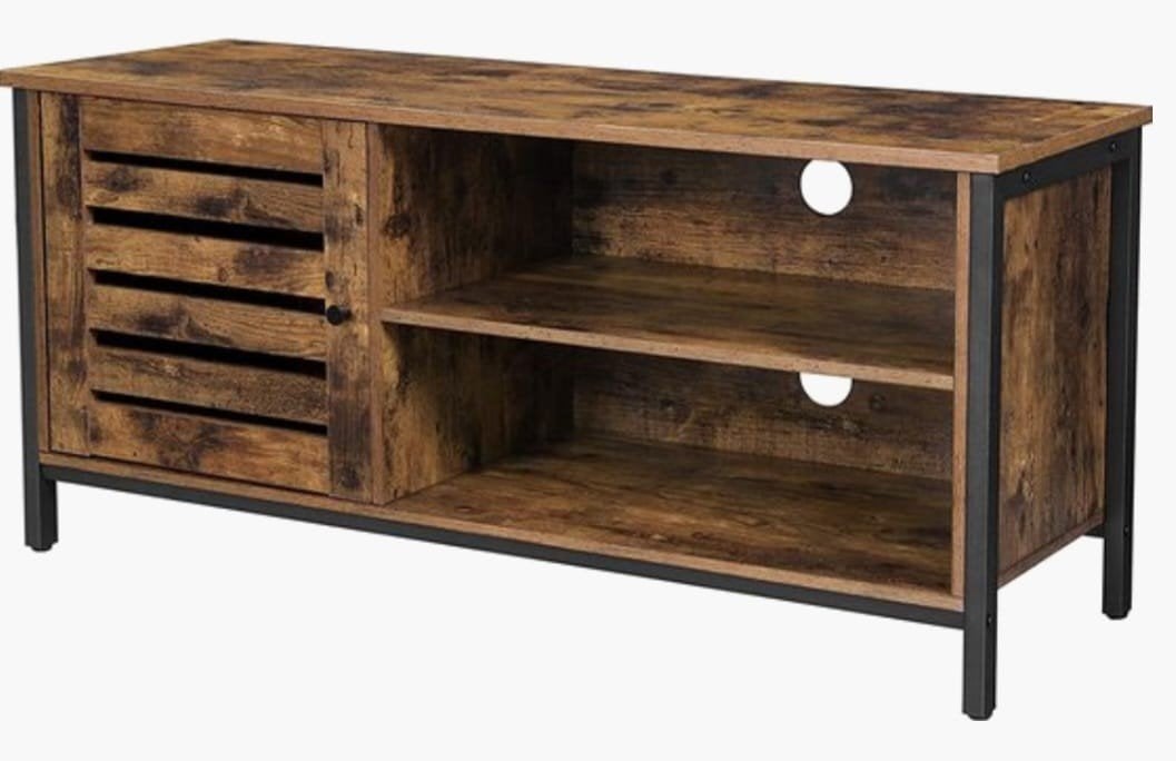 Industrieel TV-meubel met opbergruimte, Ophalen, 100 tot 150 cm, Zo goed als nieuw, Minder dan 100 cm